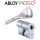 Циліндр Abloy Protec 97мм. (36х61) ключ-ключ хром