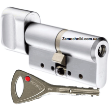 Цилиндр Abloy Protec 92мм. (46х46) Тумблер-ключ хром