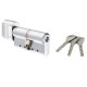 Циліндр Abloy Protec 107мм. (36х71) Тумблер-ключ хром