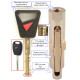 Цилиндр Abloy Novel 109 мм.(52,5х56,5) хром  с тумблером 