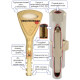 Цилиндр Abloy Protec 2 107мм.(41х66) к/т латунь СY323 