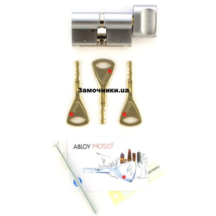 Цилиндр Abloy Protec 2 112мм.(31х81) к/т никель СY323 