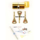 Цилиндр Abloy Protec 2 102мм.(31х71) к/т латунь СY323 