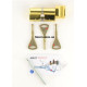 Цилиндр Abloy Protec 2 Hard 72мм.(31х41) к/т латунь СY 333 