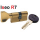 Цилиндр Iseo R7 120мм.(65х55) латунь с поворотником 