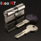 Цилиндр Iseo R7 70мм.(30х40) никель 