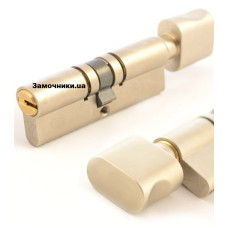 Циліндр Mul-T-Lock 7х7 105мм.(50х55) ключ-тумблер (матовий хром)