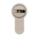 Цилиндр Mul-t-Lock Integrator 81 мм. (31х50) ключ-ключ матовый хром 