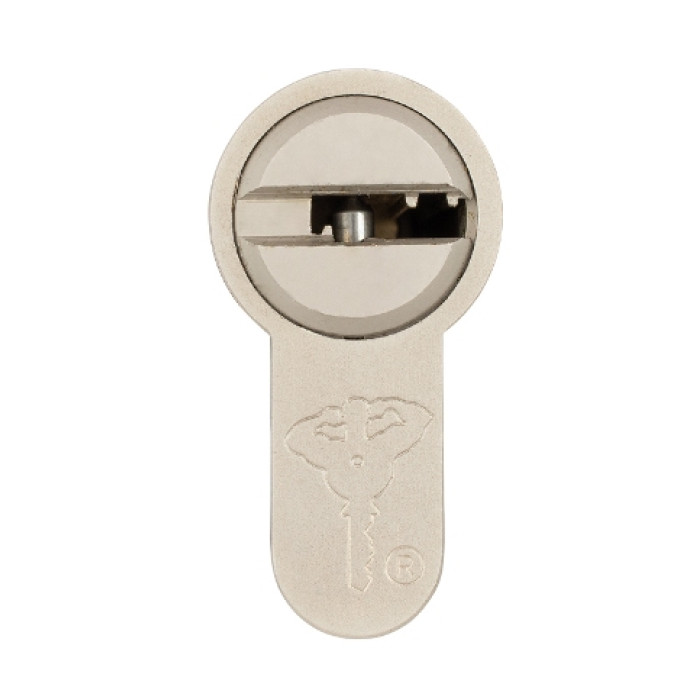 Цилиндр Mul-t-Lock Integrator 76 мм. (33х43Т) с поворотником матовый хром 