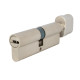 Цилиндр Mul-t-Lock Integrator 85 мм. (40х45Т) с поворотником матовый хром 