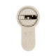 Циліндр Mul-t-Lock Integrator 95 мм. (60х35Т) з поворотником матовий хром