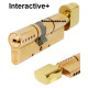 Цилиндр Mul-T-Lock INTERACTIVE 85мм.(40х45) ключ-тумблер (латунь) 