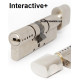 Цилиндр Mul-T-Lock INTERACTIVE 95мм.(35х60) ключ-тумблер (матовый хром) 