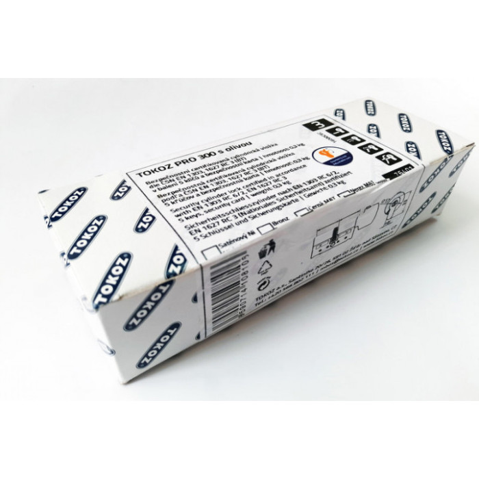 Циліндр TOKOZ PRO 300 70мм (35*35) матовий нікель