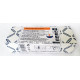 Циллиндр TOKOZ PRO 400 101мм (38*63) матовый никель 