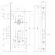Замок врезной APECS 2800-CR 