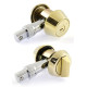 Замок MUL-T-LOCK DEAD BOLT HERCULAR SHINY BRASS UNIV BS60/70мм INTERACTIVE+ 