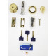 Замок MUL-T-LOCK DEAD BOLT HERCULAR SHINY BRASS UNIV BS60/70мм INTERACTIVE+ 