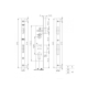 Замок SIBA 10069PWC-20 для металлопластиковой двери 
