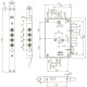 Цилиндровый замок MOIA 764/280 DFB 