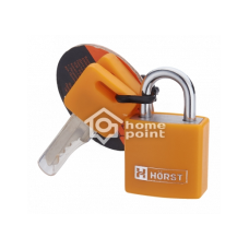 Замок навесной Horst HR-PA-20E orange 20мм