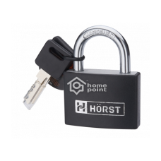 Замок навесной Horst HR-PA-50E black 50мм