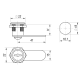 Замок почтовый RZ L16/18-MH 