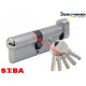 Циліндр SIBA 90 мм (45x45Т) кл-пов 5 кл. матовий хром 12190/BTМBZ