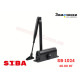Доводчик дверной SIBA SB-1024 40-80 кг черный BLACK 