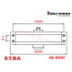 Доводчик дверной SIBA SB-1024 40-80 кг  белый WHITE  
