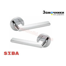 Ручки Siba LINE R10 хром (07 07) БЕЗ вставки