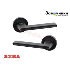 Ручки Siba LINE R10 чорний (66 66) БЕЗ вставки