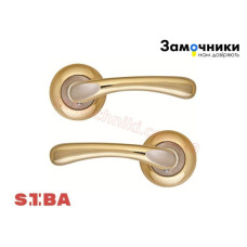 Ручки Siba PALERMO  R02 мат.нікель - темне золото (90 22)