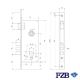 Замок FZB 10-08 85 мм SN
