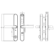 Умный замок SEVEN LOCK SL-7761BF silver (Без врезной части) 