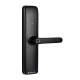 Умный дверной биометрический замок SEVEN LOCK SL-7767BFW black (врезная часть 6068 auto close) 