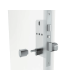 Розумний дверний біометричний замок (циліндр) SEVEN LOCK SL-7774BF silver 
