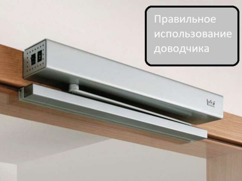 Правильне використання доводчика