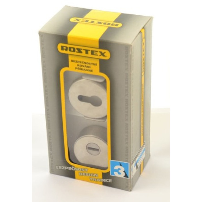 Броненакладка ROSTEX R3/S ROTONDUM DIN ROUND матовый никель — купить ᐉ ...