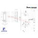 Засувка Apecs 5300-MC- WC- NIS (96mm) магнітна