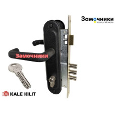 Замок Kale 152 3MR 45 мм с ручками Арико Труба черного цвета