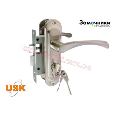Замок із ручками USK A50-012 (BN) Нікель