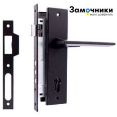 Комплект для міжкімнатних RDA Tecno PZ (замок 745-3RB) 60мм, чорний