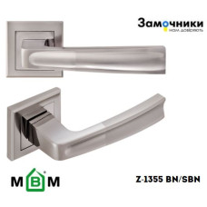 Ручка на розетці MVM "RAY" Z-1355 BN/SBN (чорний нікель/матовий чорний нікель)
