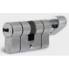 ЦИЛІНДР ABUS КЛЮЧ/ВОРОТОК KD6PS N Z30/K30 5K МАТОВИЙ НІКЕЛЬ