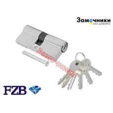 Цилиндр FZB 13-43 60 мм (30*30) МИНИ Сатин ключ-ключ