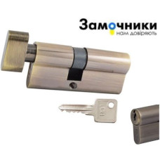 Цилиндр RDA 68мм (30/38Tмм англ.) Античная латунь 5кл ключ/вороток