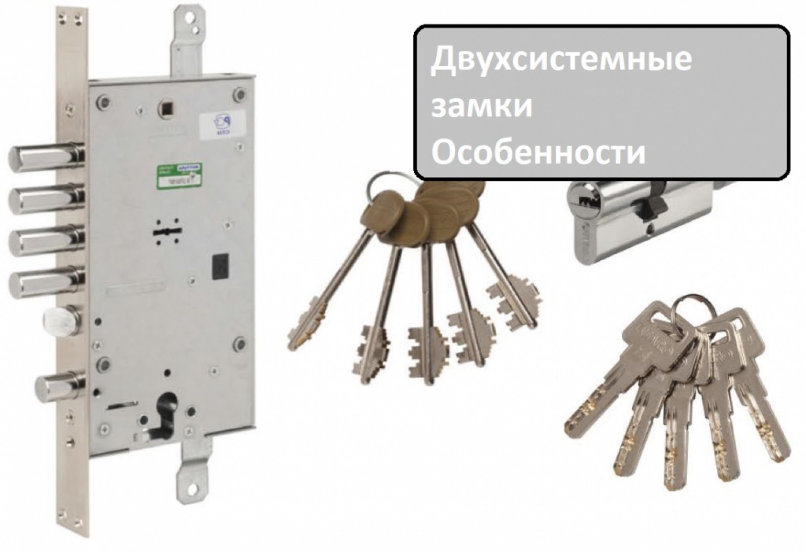 Особенности двухсистемного замка